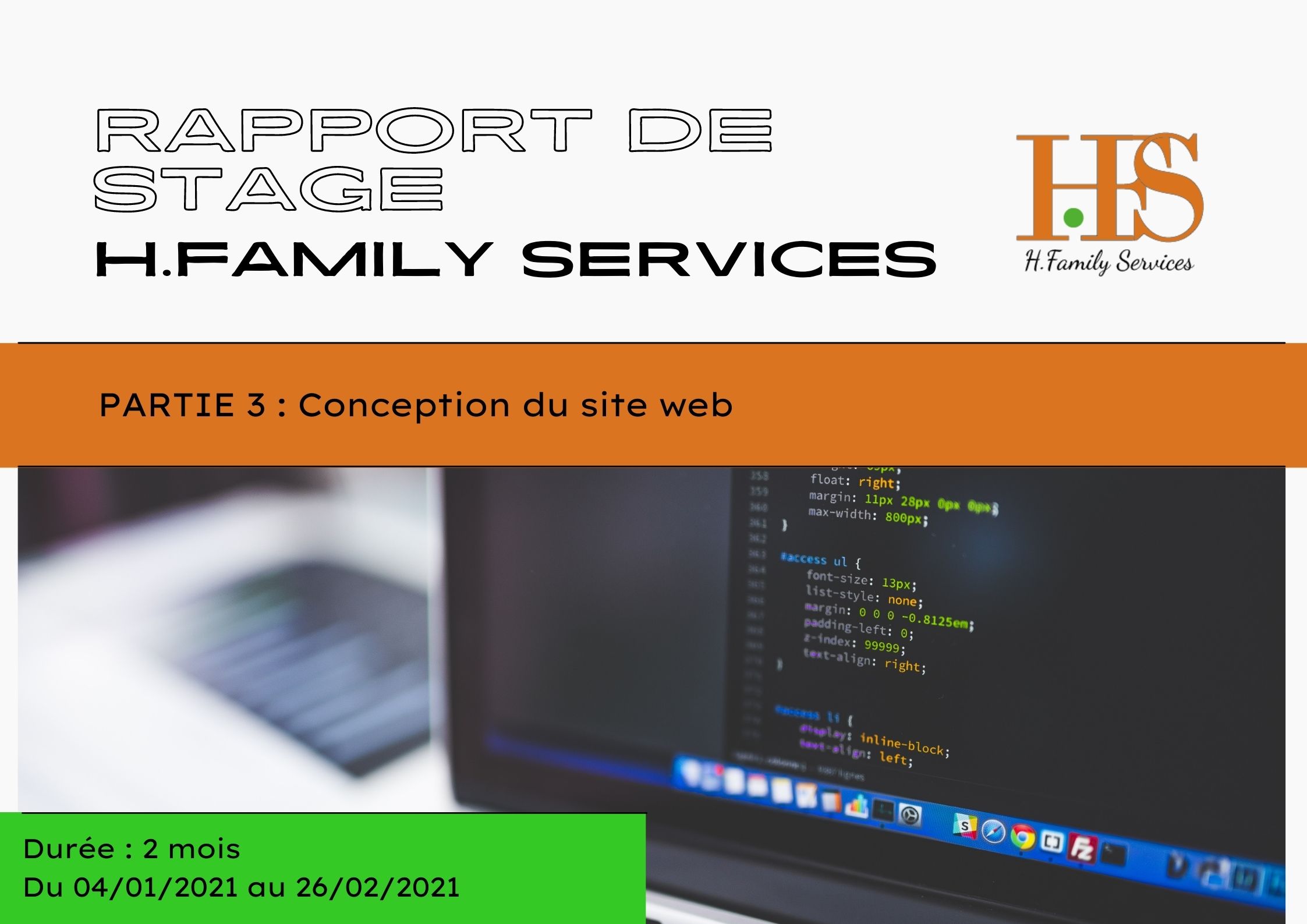 H.Family Services – 3. Site web